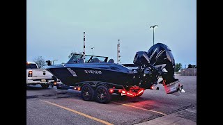 Braving Windy Conditions Fishing in a Vexus DVX 22 on Lake St Clair [upl. by Eerased]