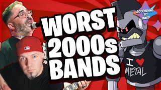 Top 10 WORST 2000s Rock Bands from Google Bard [upl. by Tolecnal434]