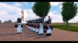 Roblox Napoleonic Wars  VG  KGL  10e  Nord  Andour Mixed Battle [upl. by Gaeta]