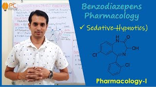 Pharmacology of Benzodiazepines  Sedative and Hypnotics Pharmacology Part 3 [upl. by Enirehs]