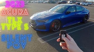 2023 Acura TLX Type S POV Test Drive Silent [upl. by Ahtanoj937]