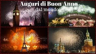 Auguri di Felice Anno Nuovo Video per gli auguri di Buon Capodanno 2020 dalle città del mondo [upl. by Uaeb]