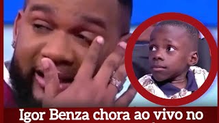 Igor Benza chora ao vivo no programa A Tarde É Nossa após ouvir palavras e testemunho de menino [upl. by Ibrad]