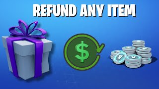 How to Refund a Gift on Fortnite EASY [upl. by Oiligriv474]