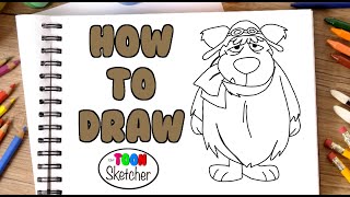 How To Draw Muttley From Wacky Races [upl. by Hizar]