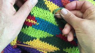 Repairing a Hole in Finished Knitting [upl. by Yseulta]