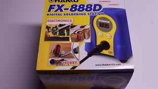 Hakko FX 888D Soldering Station Unboxing and Overview [upl. by Goode416]