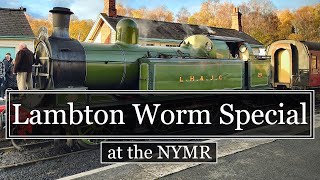 Lambton Worm Special  North York Moors Railway October 11 2023 [upl. by Nyrret]