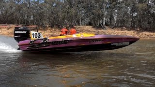 2 IRONIC vs JAGGED EDGE  2013 Southern 80 Water Ski Race [upl. by Haimerej]