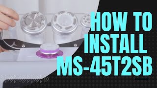 MS45T2SB  How To Install  30K 6 In 1 S Shape Cavitation Machine [upl. by Teri]