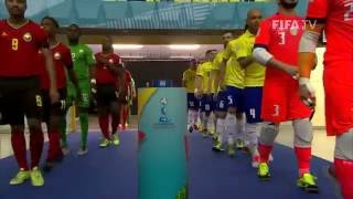 Brazil v Mozambique  FIFA Futsal World Cup 2016  Match Highlights [upl. by Vernita]