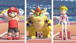 Mario amp Sonic at the Olympic Games Tokyo 2020  4x100m Relay All Characters Gameplay [upl. by Airla]