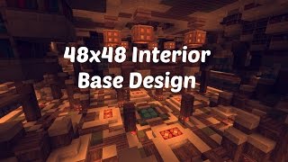 48x48 Factions Base Tour Minecraft Factions Interior Design Ep 2 [upl. by Yttap]