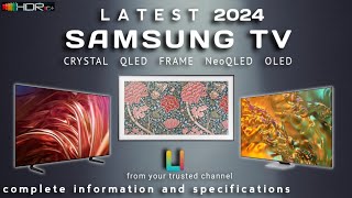 Samsung TV 2024  Samsung crystal Samsung Qled Samsung OLED  Q60D Q70D Frame qn85d qn90d s90d [upl. by Sylirama]