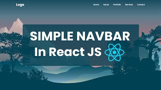 Navbar in React JS [upl. by Markos369]