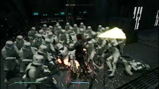 STAR WARS Jedi Fallen order dismemberment lightsaber and clone wars order 66 [upl. by Kinemod]