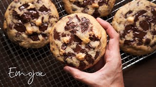 The Best Soft Chocolate Chip Cookies Recipe  Emojoie [upl. by Ahsienel]