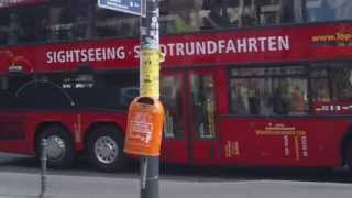 Hot Dog  Frankfurter seller with portable grill TV Tower Berlin [upl. by Negroj]