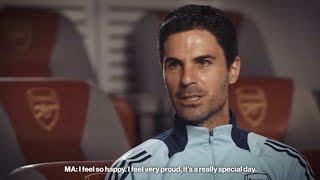 Mikel Arteta Signs new Arsenal contract🇪🇦 Mikel Arteta Interview [upl. by Hnaht370]