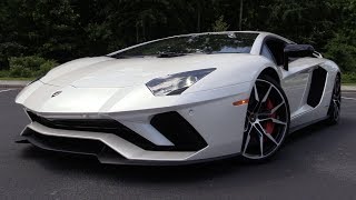 2017 Lamborghini Aventador S Start Up Road Test amp In Depth Review [upl. by Ybhsa]