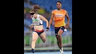 Athletics  Womens 100m  T11 Final  Rio 2016 Paralympic Games [upl. by Llien]