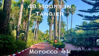 48 hours Tangier city tour  Morocco 4k [upl. by Chandal]