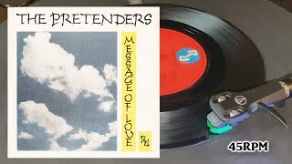 The Pretenders  Message Of Love 1981 Real Records  ARE 15 Vinyl 7quot 45 RPM Single UK [upl. by Scarlett377]