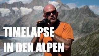 Timelapse Fotografie am Aletschgletscher [upl. by Suilmann]