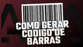 Gerando codigo de barras no AVA [upl. by Norehc]