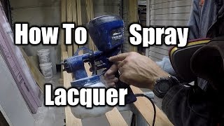 How To Spray Lacquer The Easy Way  THE HANDYMAN [upl. by Margaux]