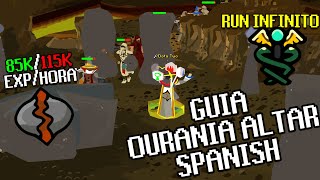 Guía Ourania Altar Runecrafting Español  85K115K EXPHORA  RUN INFINITO OSRS [upl. by Bartram]