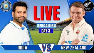 India vs New Zealand 1st Test Day 3  IND vs NZ Live Commentary amp Score  Day 3Session 1 [upl. by Anoj154]