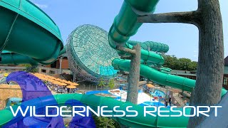 Wilderness Resort Wisconsin Dells  All Slides 4K POV [upl. by Cavuoto]