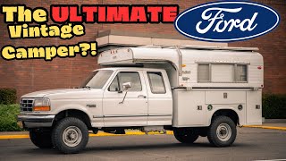 THE Ultimate Ford Diesel Camper Combo Alaskan Camper and Ford 73 IDI Diesel POV and Drive Ottoex [upl. by Aseneg]