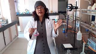 KMnO4 Vs Oxalic acid Titration class 12 by Seema Makhijani Chemistry Practicals PROCEDURE [upl. by Nnayllas]