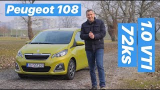 Simpatični gradski mališan😃  Peugeot 108  testirao Branimir Tomurad [upl. by Nnaacissej]