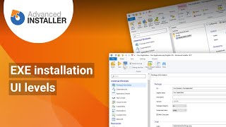 EXE installation  UI levels [upl. by Shelli]