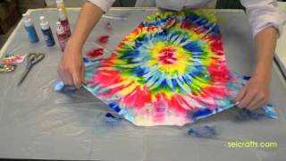 SEI Tumble Dye Scrunch Method Tutorial [upl. by Basso]