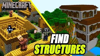 Minecraft How To Find STRUCTURES EASILY Using Amidst StrongholdsMansionsVillages Tutorial [upl. by Atirehgram]