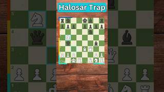 Halosar Trap checkmate ♟️chess chessgame chesscom chesscom [upl. by Niaz]