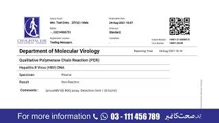 Interpreting HBV DNA PCR Qualitative test [upl. by Sisi400]