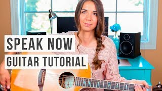 Speak Now  Taylor Swift  Guitar Tutorial [upl. by Skylar353]