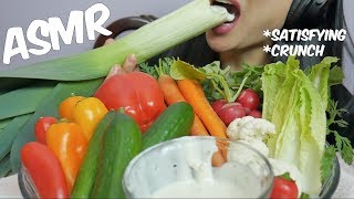 ASMR Veggie Platter EXTREME CRUNCHY EATING SOUNDS No Talking  SASASMR [upl. by Zeuqcaj]