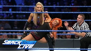 SmackDown Womens Champion Becky Lynch vs Natalya SmackDown LIVE Nov 22 2016 [upl. by Ariec]