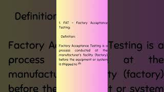 FATAcronymsDefinition ObjectiveParticipantsActivities instrumentation iiqa [upl. by Bramwell]