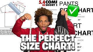 How To Find The Perfect Size Chart For Your CLOTHING BRAND [upl. by Segal]