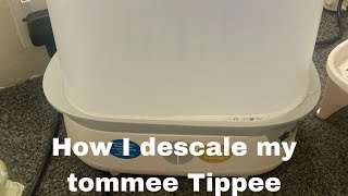 How I descale my tommee tippe sterliser [upl. by Adnilram707]