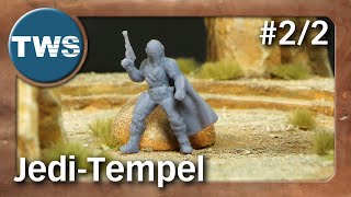 Tutorial JediTempel aus The Mandalorian 22  temple TabletopGelände Star Wars Legion TWS [upl. by Akerdnahs144]