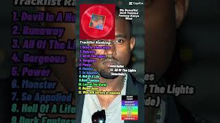 Day 14 Of rating albumsMBDTFKanye West rap hiphop music album albumreview [upl. by Earased]