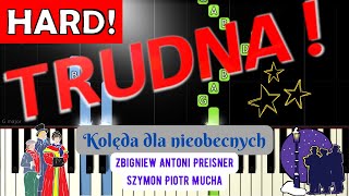 🎹 Kolęda dla nieobecnych Preisner Rybotycka  Piano Tutorial TRUDNA wersja 🎵 NUTY W OPISIE 🎼 [upl. by Ronym]